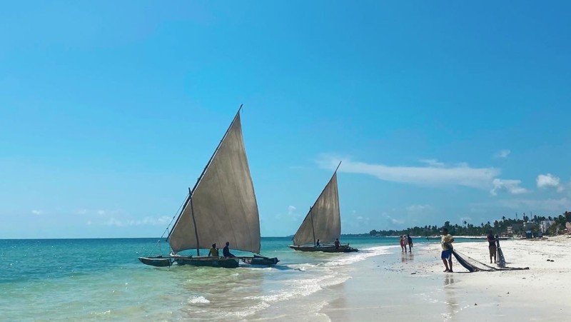 Seilopplevelse med lokal dhow &ndash; nyt Zanzibar fra havet