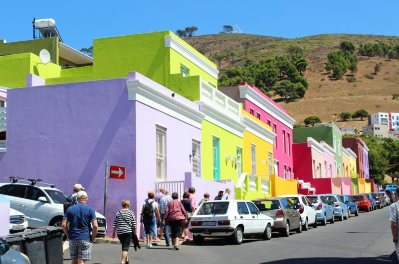 Bo Kaap i Cape Town er kjent b&aring;de for sin rike historie og sine fargerike bygninger.